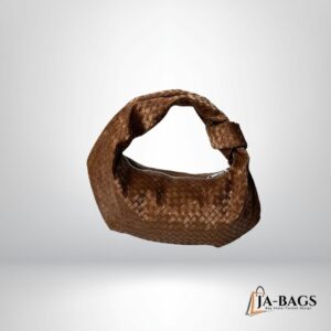 Afrodit Clutch Taba Örgü Desenli Çanta 1