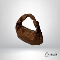 Afrodit Clutch Taba Örgü Desenli Çanta 2