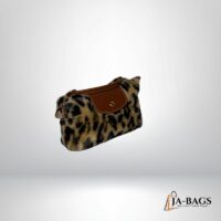 Arya Tüylü Pelus Leopar Çanta 2