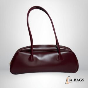 Showy Bordo Baget Çanta 1