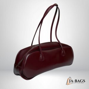 Showy Bordo Baget Çanta 3